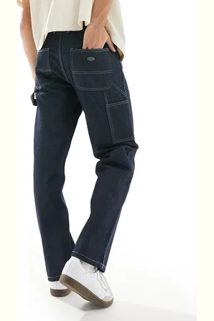 JACK & JONES Eddie loose fit carpenter jean in dark indigo