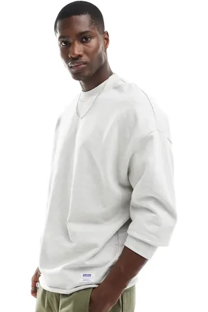 Hugo Blue Relaxed sweatshirt in marle