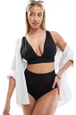 ASOS Maya Fuller Bust mix and match sleek plunge bikini top in