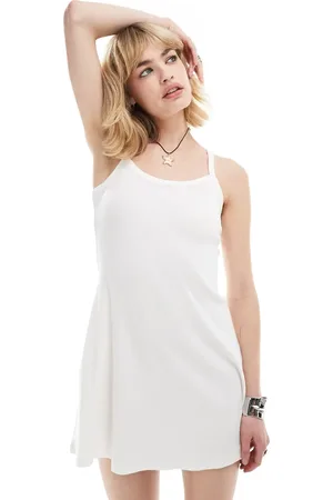 Monki Jersey mini slip dress in