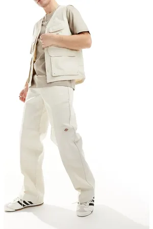Dickies Double knee trousers in stone