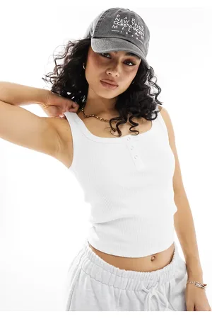 Cotton On Cotton On heley crop vest button front