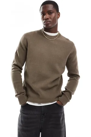 SELECTED Crew textured jumper in