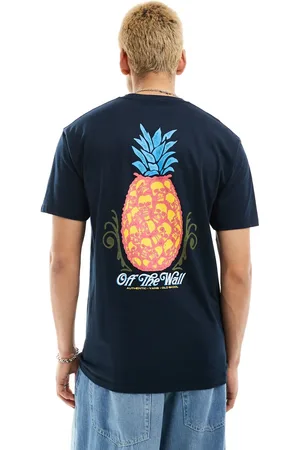 Vans Pineapple skull back print t-shirt in