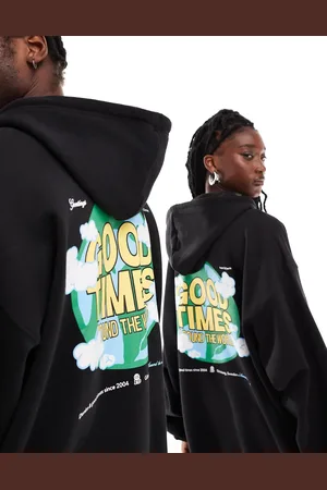 Dr Denim Unisex Siri oversized fit heavyweight hoodie in off
