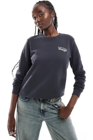 Wrangler Chest logo sweatshirt in faded