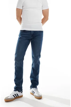 Lee Rider slim straight fit jeans in mid vintage wash