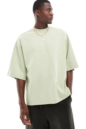 Nike Tech Fleece Reimagined oversized t-shirt in olive