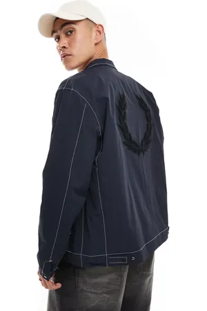Fred Perry Laurel wreath shell jacket in
