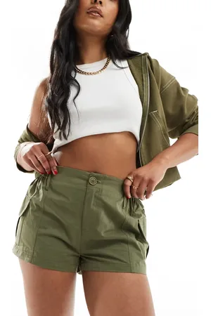 Sixth June Cargo twill shorts in khaki