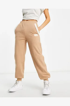 UGG Daylin bonded fleece joggers in camel