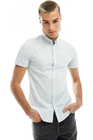 New Look Short sleeve muscle fit shirt in