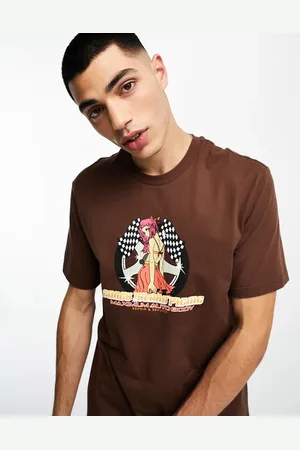Coney Island Picnic Co-ord short sleeve t-shirt in with auto body chest print