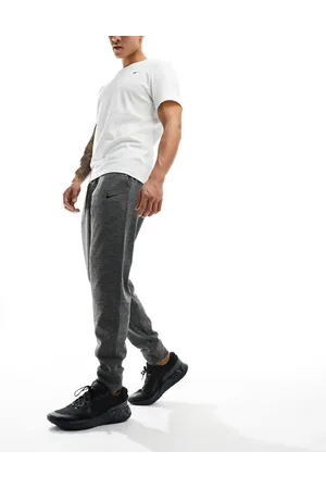 Nike Dri-FIT tapered joggers in charcoal