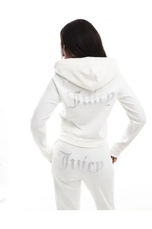 Juicy Couture Velour zip through hoodie co-ord in