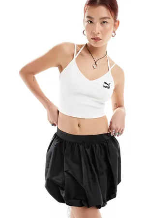 PUMA Classics ribbed crop top in