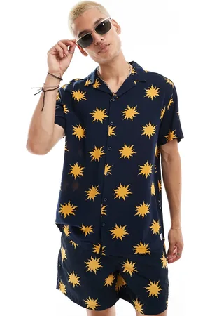 Hunky Trunks Wavy sun beach shirt co ord in