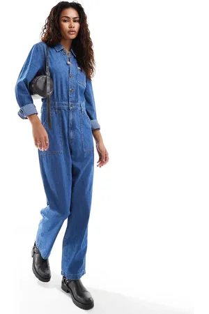 Lee Regular fit denim workwear overalls in
