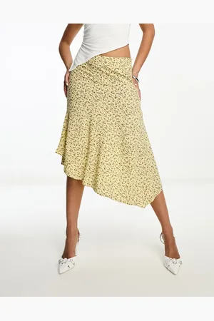 Motel Ditsy floral midi skirt in