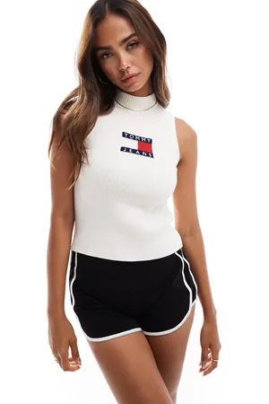 Tommy Hilfiger Flag sleeveless knitted top in
