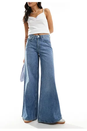 VERO MODA Extreme wide leg jeans in medium wash
