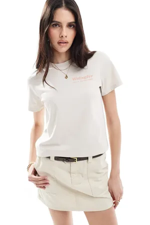 Wrangler Chest logo t-shirt in ecru