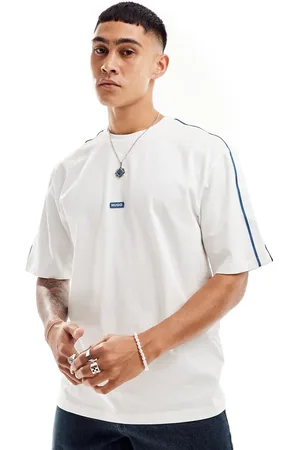 Hugo Blue Neloy t-shirt with side taping