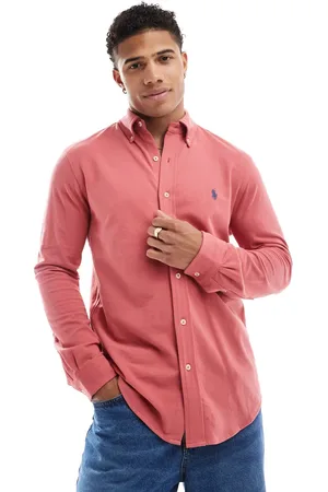 Ralph Lauren Icon logo pique shirt in washed