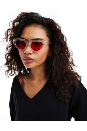 Vans Shelby sunglasses in with pink lense