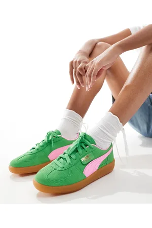 PUMA Palermo trainers in and pink