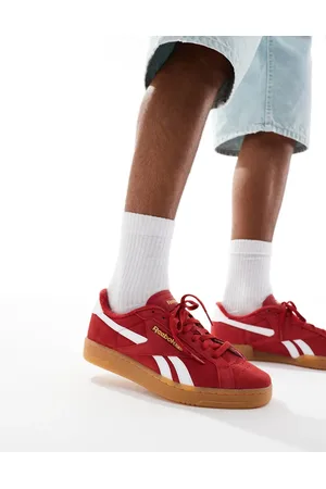 Reebok Club C Grounds suede trainers with gum sole in