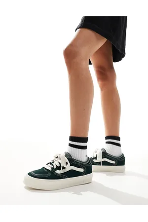 Vans Rowley trainers in dark and white