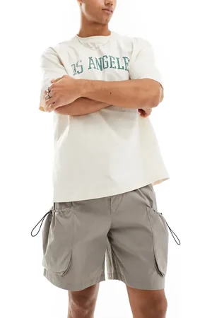 ADPT. Technical cargo short in beige