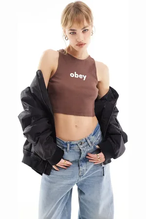 Obey Lower case tank top in