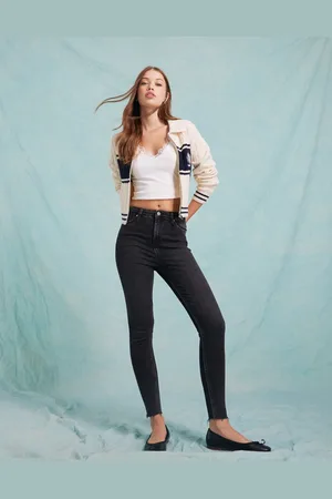 Miss Selfridge Skinny high waist jean in wash
