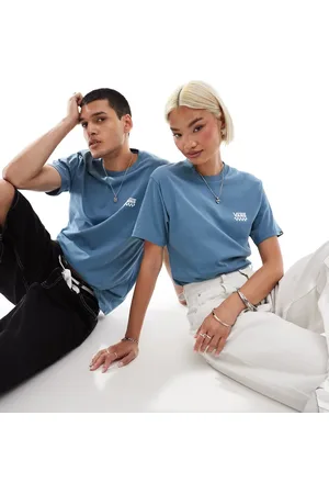 Vans Checkerboard left chest logo short sleeve t-shirt in