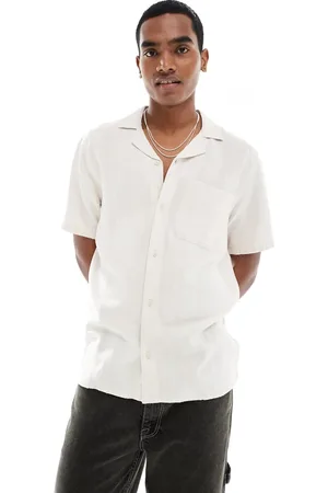 Hollister Short sleeve shirt in ecru