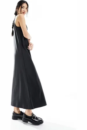 In wear InWear Zilky 90s square neck midi shift dress in