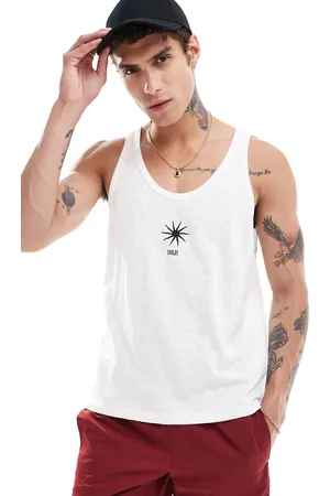 ASOS Vest in with celestial chest print