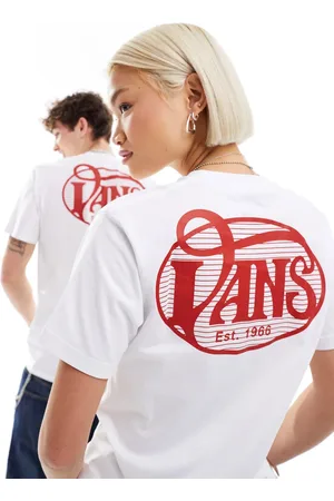 Vans Oval script back print t-shirt in