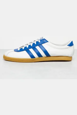 adidas London trainers in white and blue