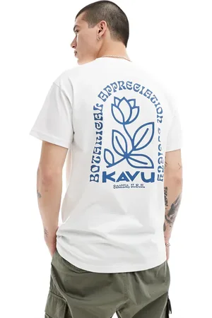 Kavu Botanical back print t-shirt in off