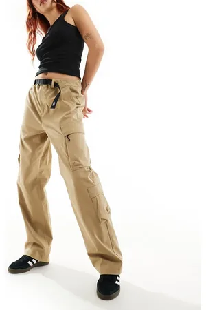 The North Face Tonegawa loose cargo belted trousers in beige