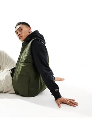 Nike Tech Fleece utility gilet in khaki