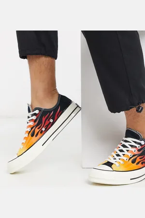 Converse Archive Flame Print Chuck 70 Ox trainers in