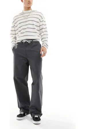 Vans Authentic baggy chino trousers in dark