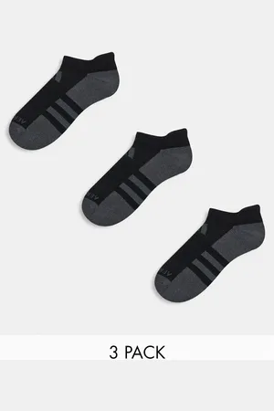 adidas Adidas Running 3 pack ankle socks in