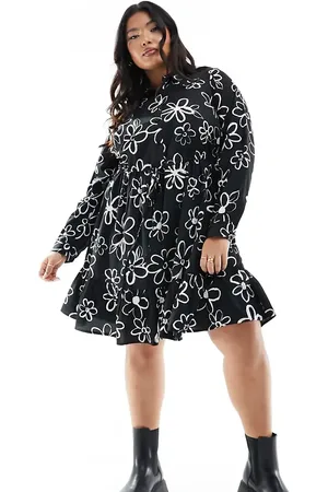 Yours Tunic mini dress in floral
