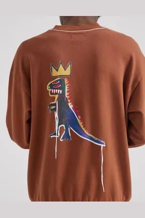 Lee X Jean-Michael Basquiat capsule back artwork print sweatshirt in