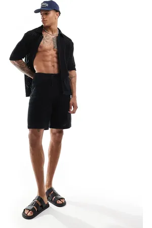 Sixth June Co-ord crochet shorts in
